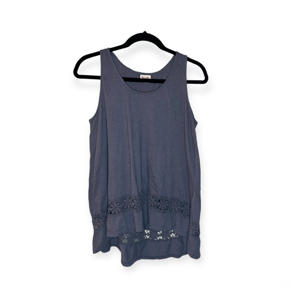 Mossimo Supply Co. Gray-Blue Sleeveless Top